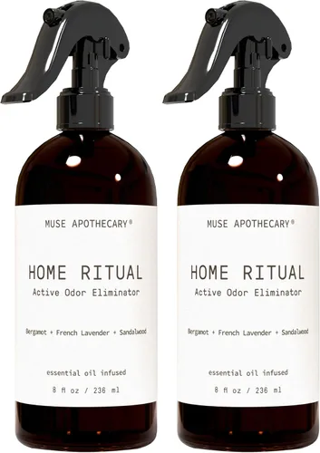 Vista 22 de Muse Apothecary Home Ritual - Spray eliminador de olores activo, desodorante en aerosol para muebles y eliminador de olores de baño para el hogar