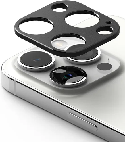 Vista 10 de Ringke Estilo de cámara [Haz que el teléfono se vea mejor] Compatible con protector de lente de cámara iPhone 15 y protector de lente de cámara