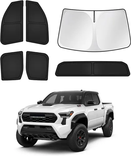 Vista 27 de Canvcle Parasol para parabrisas para Tesla modelo Y/3 2017-2025 2026 (compatible con modelos 2025 Y Juniper/2024 Modelo 3 Highland), parasol grueso