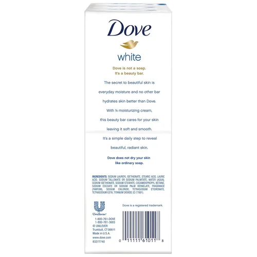 Vista 3 de Dove Beauty Bar - Jabón para piel sensible, paquete de 2 unidades + paquete de 2 con crema hidratante para una piel suave y tersa