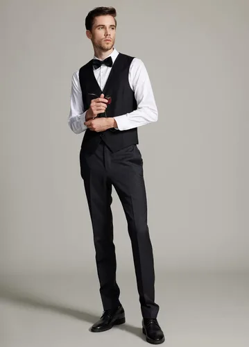 Vista 3 de Gionforsy Disfraz de gángster de los años 20 y accesorios para disfrazarse de gángster de Gatsby con sombrero y tirantes y corbata de lazo