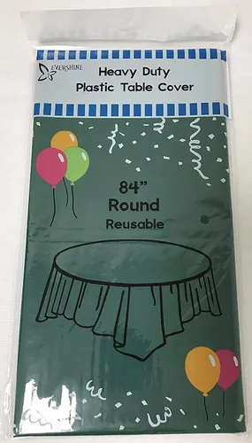 Vista 22 de Evershine - Mantel de plástico resistente (reutilizable, 12 unidades)