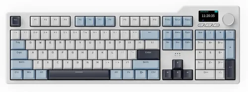 Vista 11 de Ajazz AK35I V4 Customizable Wireless Gaming Mechanical Keyboard, Wired/Wireless 2.4G/BT, Gasket Structure, 10000mAh Battery, Full-Color RGB
