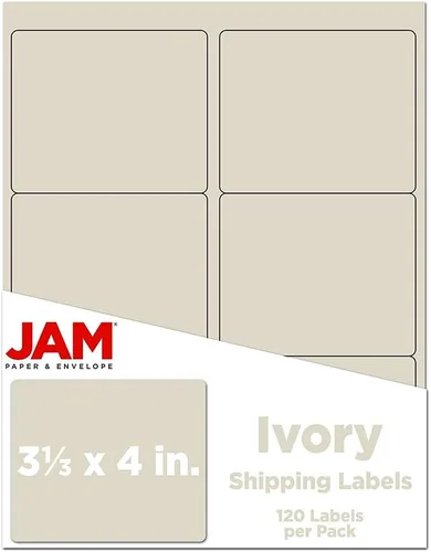 Vista 68 de Etiquetas de dirección de envío JAM PAPER - Rectangular - 1 1/3 x 4 - Rosa bebé pastel - 126/Paquete