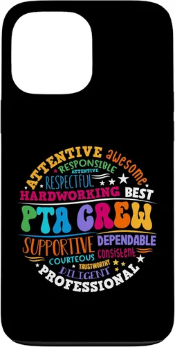 Vista 23 de iPhone 16 Parents Teacher Association Team Supporter PTA Crew Case