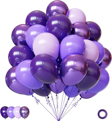 Vista 11 de Lukiituke 75 globos, negro, rojo y dorado (12 y 5 pulgadas), decoraciones de fiesta temática de casino, Año Nuevo, graduación, boda, cumpleaños