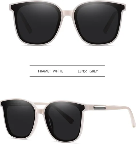 Vista 2 de SHUNXI Gafas de sol miopía para hombres y mujeres, gafas de miopía para distancia, gafas de sol con marco TR90