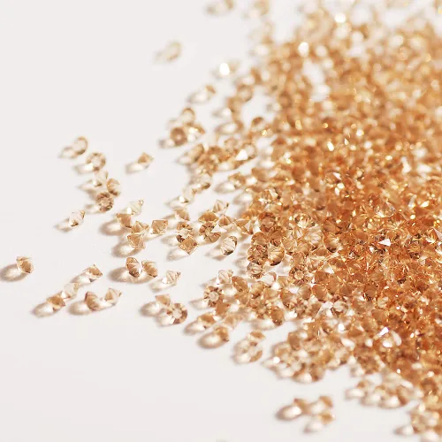 Vista 17 de 5000 cuentas de diamantes de imitación de cristal de diamante ultra mini de 0.044 pulgadas con parte trasera plana, cristales iridiscentes, brillo