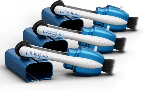 Vista 45 de Peeps - Limpiador de lentes de gafas, tecnología de microfibra de carbono eficiente y duradera, utilizada exclusivamente por la NASA, 500 usos
