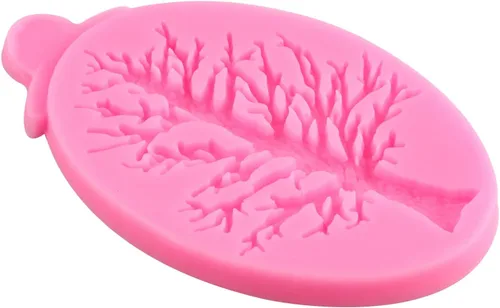 Vista 6 de ZiXiang Molde de silicona para pastel de árbol de Navidad, fiesta de cumpleaños, bricolaje, decoración de pasteles, decoración de cupcakes, arcilla
