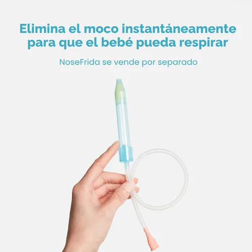 Vista 6 de Frida Baby NoseFrida - Spray de niebla salina para bebé, descongestionante nasal para alivio de alergias y alivio de la congestión para suavizar