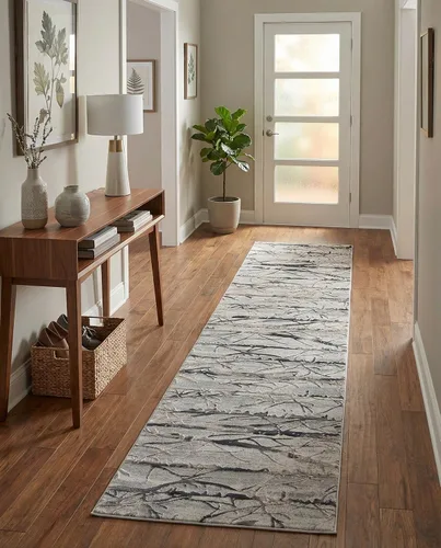Vista 13 de Rugs.com Alfombra de la colección Finsbury, alfombra mediana gris de 2 x 3 pies, perfecta para salas de estar, comedores grandes, planos abiertos