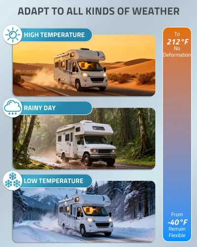 Vista 7 de PAULINN Cinta selladora de reparación de techos de autocaravana, 2 pulgadas x 50 pies, color blanco natural, cinta de sellado de goma para techo