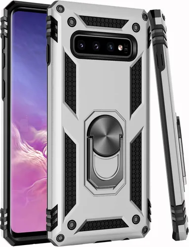Vista 26 de LUMARKE Funda para Galaxy S8, pasa 16 pies, probada contra caídas con soporte de anillo magnético, compatible con soporte de montaje de automóvil