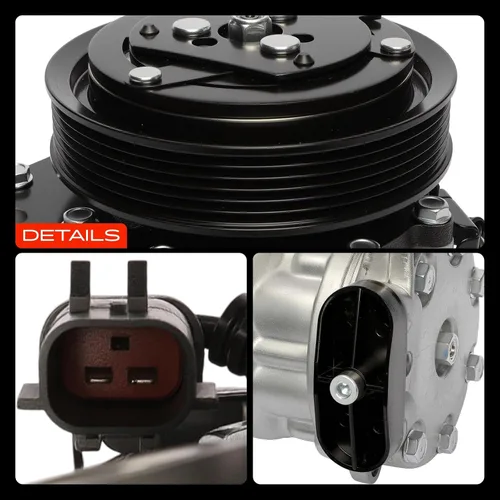 Vista 9 de A-Premium Compresor A/C con embrague compatible con Dodge Dakota 4.7L 2000-2001, Durango 4.7L 2000-2001