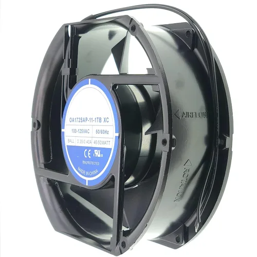 Vista 6 de Nuevo ventilador de refrigeración para OA172SAP-11-1TB XC AC100-125V 0.35/.040A 46/50W 50/60Hz 2-Wire 17CM Tamaño: 6.772x5.906x2.008 in.