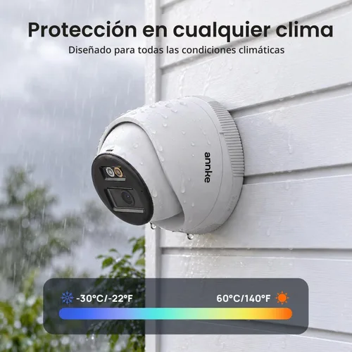 Vista 7 de ANNKE Sistema de cámara de seguridad PoE de 8CH 5MP, 1TB HDD, 4pcs 3K