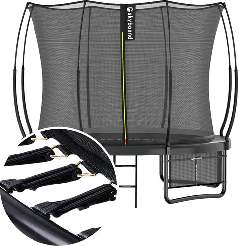 Vista 9 de SkyBound Trampolín sin Resortes de 14 PIES 12 PIES 10 PIES 8 PIES 6 PIES para Niños y Adultos - Trampolines Recreativos con Revestimiento