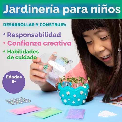 Vista 6 de Creativity for Kids Mini Garden Axolotl Terrarium, Grow & Create (a partir de 6 años)