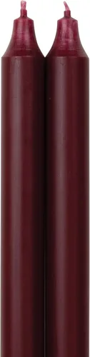 Vista 2 de Northern Lights Candles - 12" 2PK Premium Tapers, Burdeos - 72884