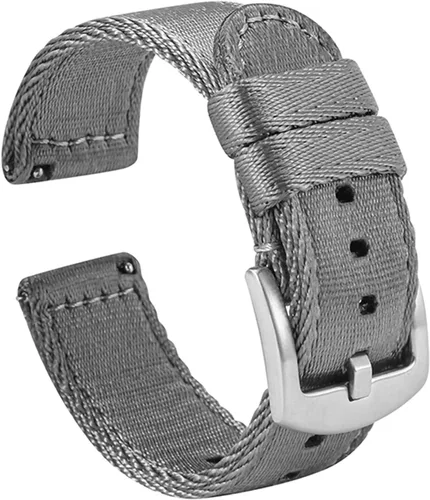 Vista 16 de WOUKUP - Correa de reloj de liberación rápida de nailon Military Style, material de cinturón de seguridad premium, correa de reloj de 0.709 Hebilla