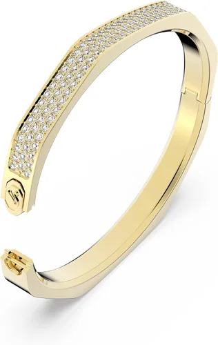 Vista 3 de Swarovski Dextera - Pulsera de cristal con acabado dorado
