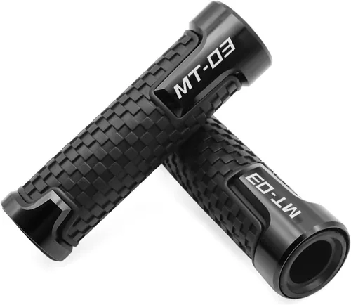 Vista 3 de Motorcycle Handlebar Motorcycle Handlebar Grip Handle Bar Motorbike Handlebar Grips for MT-03 MT03 MT 03 2006-2019 2016 2011 2012 2013 2014 Black