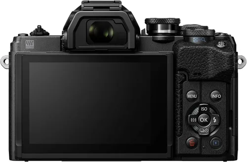 Vista 2 de OM SYSTEM Olympus E-M10 Mark IV Negra Cámara del Sistema Micro Cuatro Tercios 20MP Sensor Estabilización de Imagen de 5 Ejes Vídeo 4K Wi-Fi