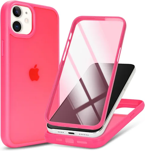 Vista 28 de Funda para iPhone 12 mini con protector de pantalla, color negro