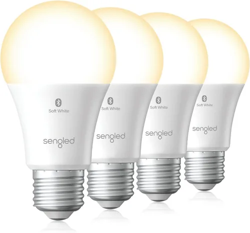 Vista 12 de Sengled Bombilla Alexa, S1 emparejamiento automático con dispositivos Alexa, bombillas inteligentes cálidas, iluminación inteligente de malla