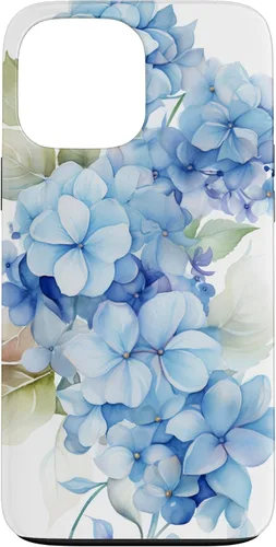 Vista 23 de Funda para iPhone 11 con patrón de acuarela de hortensias