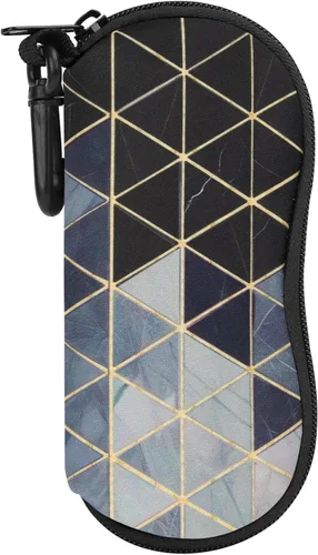 Vista 137 de MoKo - Estuche suave, ultra ligero, de neopreno, para lentes de sol, con cremallera y clip para cinturón