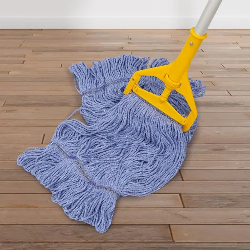 Vista 4 de General Cleaning Mop - Repuesto comercial resistente, cabezal de trapeador de alta resistencia, repuesto comercial, repuesto de cabezal de hilo