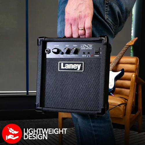 Vista 5 de Laney Combo de guitarra LX10 10W woofer de 5 pulgadas, negro