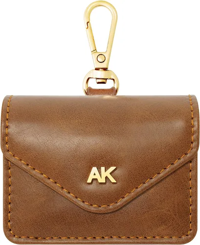 Vista 7 de Anne Klein Funda de piel sintética para Apple AirPods Pro Negro/Dorado
