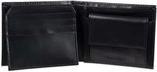 Vista 5 de Calvin Klein Cartera plegable minimalista RFID de cuero para hombre