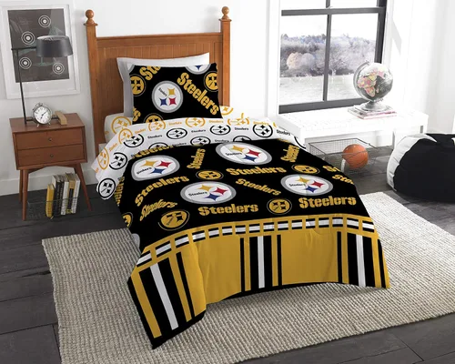 Vista 18 de Northwest NFL Unisex-Adult Bed in a Bag Set Amarillo