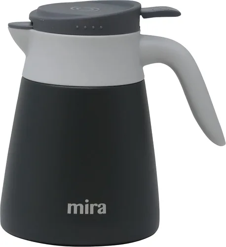 Vista 10 de MIRA Servidor de jarra de café aislado, dispensador de café de acero inoxidable, 27 onzas, azul rey