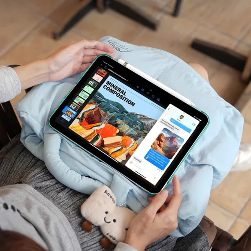 Vista 9 de CoBak Funda para iPad (A16) 11ª generación de 11 pulgadas 2025, iPad de 10.9 pulgadas 2022, funda protectora delgada con carcasa trasera translúcida