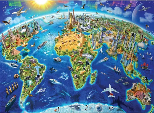 Vista 7 de Anatolian Puzzle - Amalfi, Rompecabezas de 4000 piezas, #5207