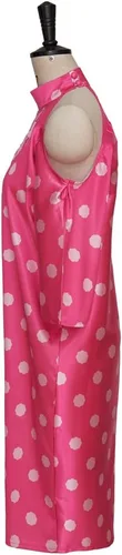 Vista 4 de Pretty in Pink - Disfraz de cosplay de Andie, vestido de lunares rosados, disfraz de baile de graduación para mujeres y niñas