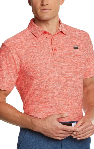 Vista 2 de Three Sixty Six - Camisetas de golf para hombre material Dry-Fit polo de manga corta con cuello atlético y casual