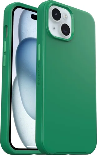 Vista 15 de OtterBox Funda Serie Symmetry+ para iPhone 16e, iPhone 15, iPhone 14 y iPhone 13 (SOLAMENTE), Se Acopla a MagSafe, Ultra-Elegante, Bordes Elevados
