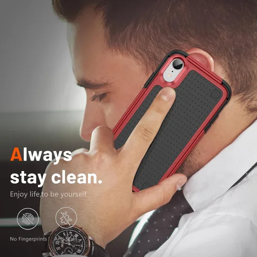 Vista 281 de Jeylly Funda para iPhone SE/Funda para iPhone 5S, Exterior de Plástico Duro que Absorbe Golpes + Interior de Silicona de Goma Defensor contra