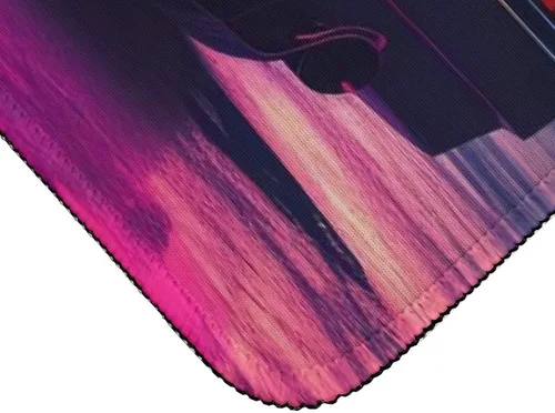 Vista 7 de Large Mouse Pad JDM Sports Car NSX Neon Palm Trees Synthwave Desk Mat Computer Accessories Gaming Office Organizers Supplies Decor Essentials