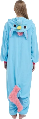Vista 7 de SimZoo Pijama de animal para adultos, disfraz de cosplay de animales para hombres y mujeres, ropa de dormir unisex de una sola pieza