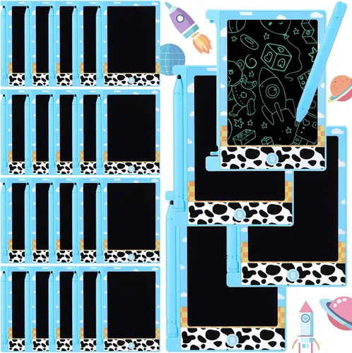 Vista 7 de Nezyo - Paquete de 12 tabletas de escritura LCD de 4.6 pulgadas, tablero
