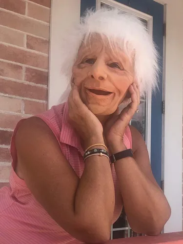 Vista 3 de Zagone Studios Aunt Kathy - Máscara de látex para mujer