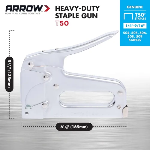 Vista 6 de Arrow Fastener T50 - Pistola engrapadora de alta resistencia