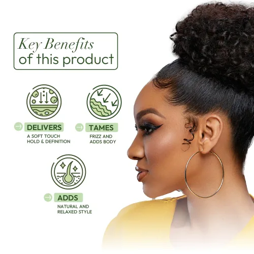 Vista 6 de ORS Set de envoltura de aceite de oliva Hold & Shine Mousse infundida con aceite de coco, 3.7 onzas (paquete de 2)